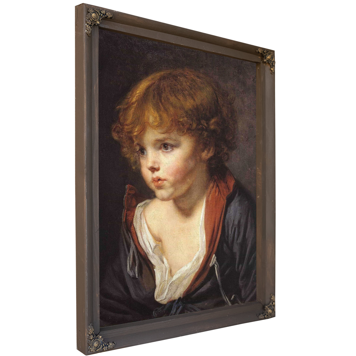 Petit Garcon Blond A La Chemise Ouverte by Jean Baptiste Greuze