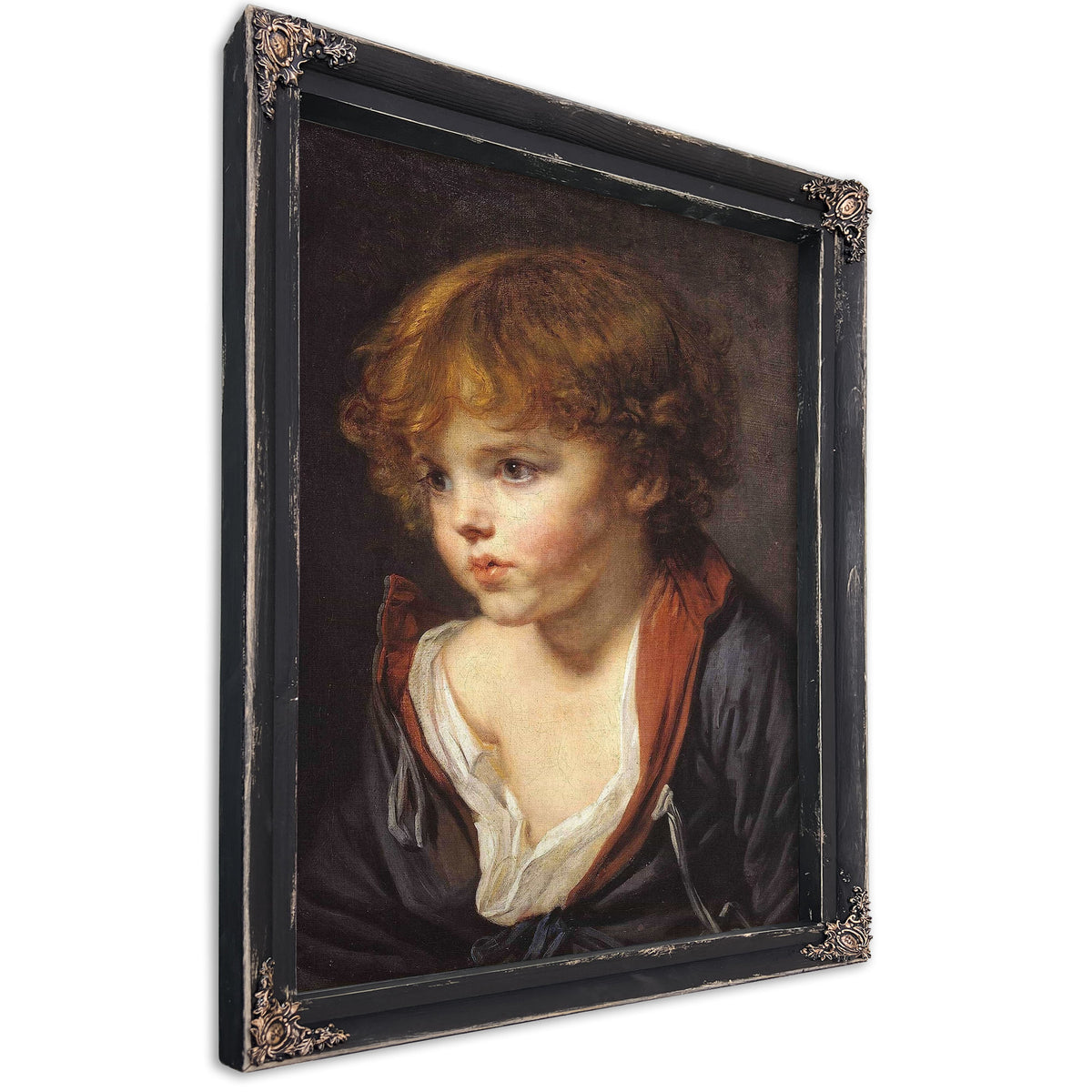 Petit Garcon Blond A La Chemise Ouverte by Jean Baptiste Greuze