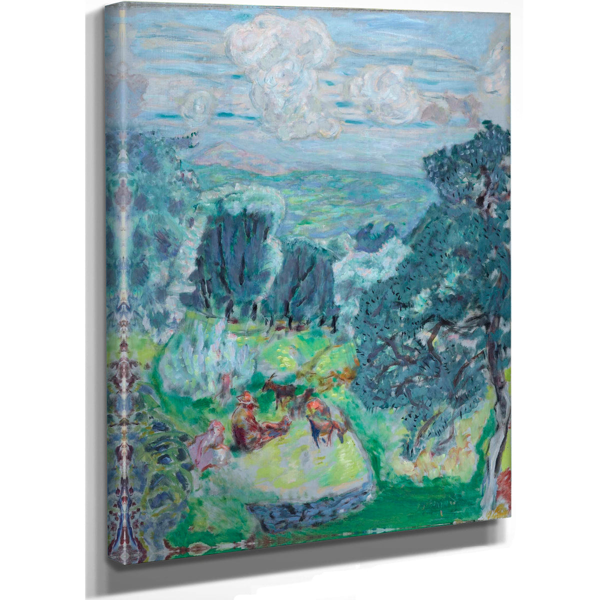 Alpine Landscape Goatherd 1912 By Pierre Bonnard