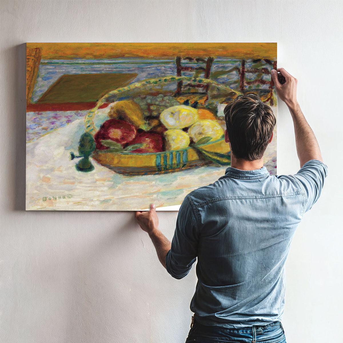 Corbeille de Fruits Dans la Salle Ac 02 By Pierre Bonnard