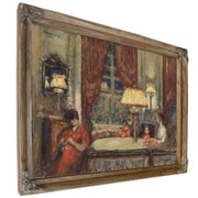 Evening Under Lamps la Soiree Sous Les By Pierre Bonnard