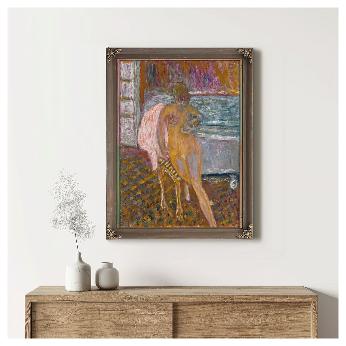 Femme Sa Toilette 1933 By Pierre Bonnard