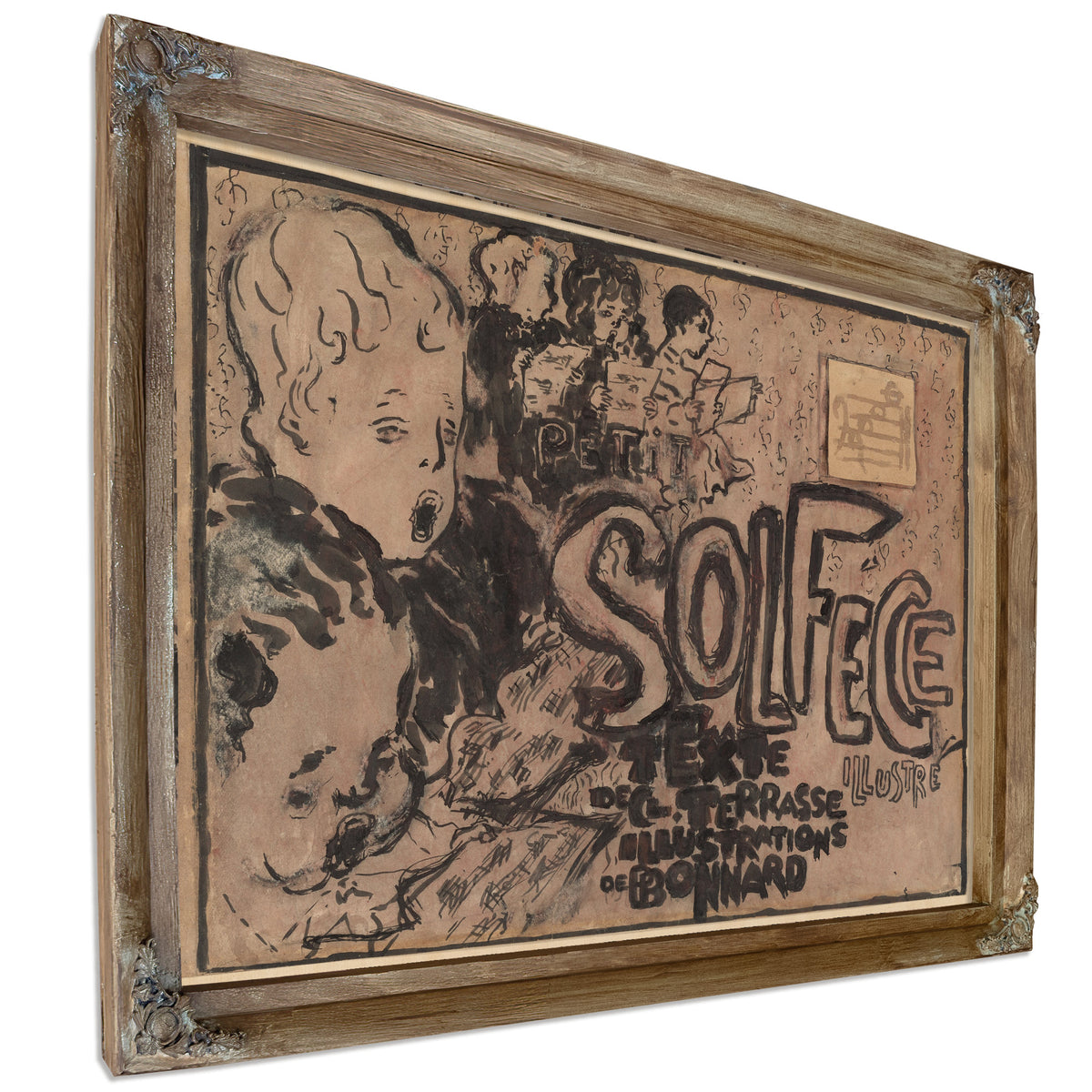 Final Study the Cover Petit Solfege By Pierre Bonnard
