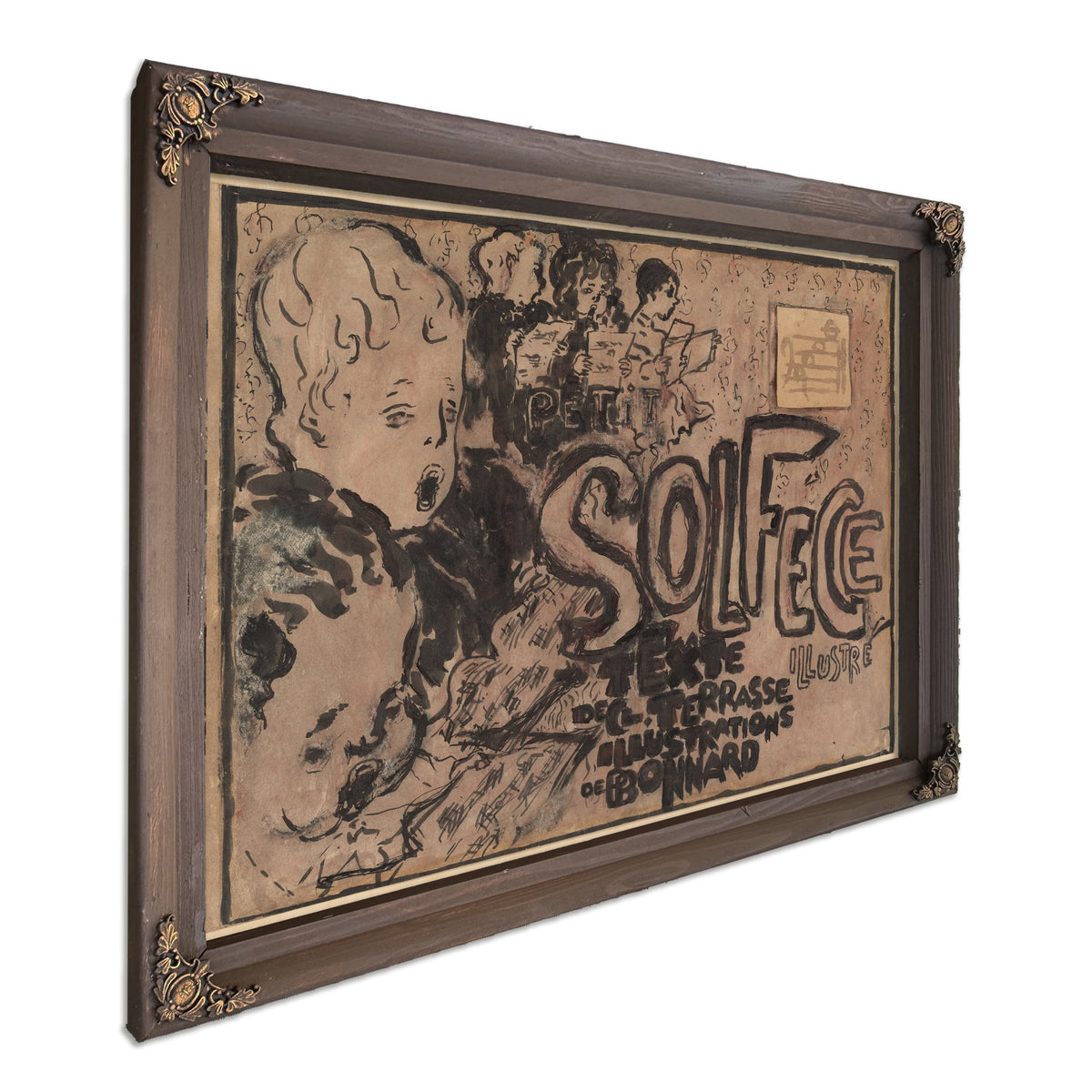Final Study the Cover Petit Solfege By Pierre Bonnard