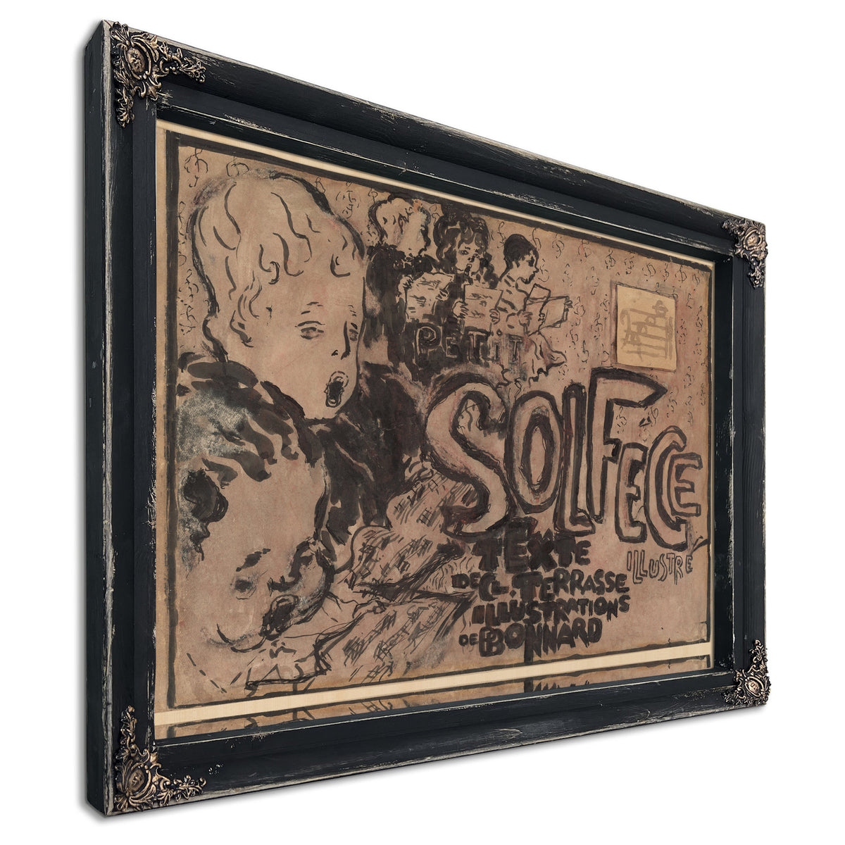 Final Study the Cover Petit Solfege By Pierre Bonnard