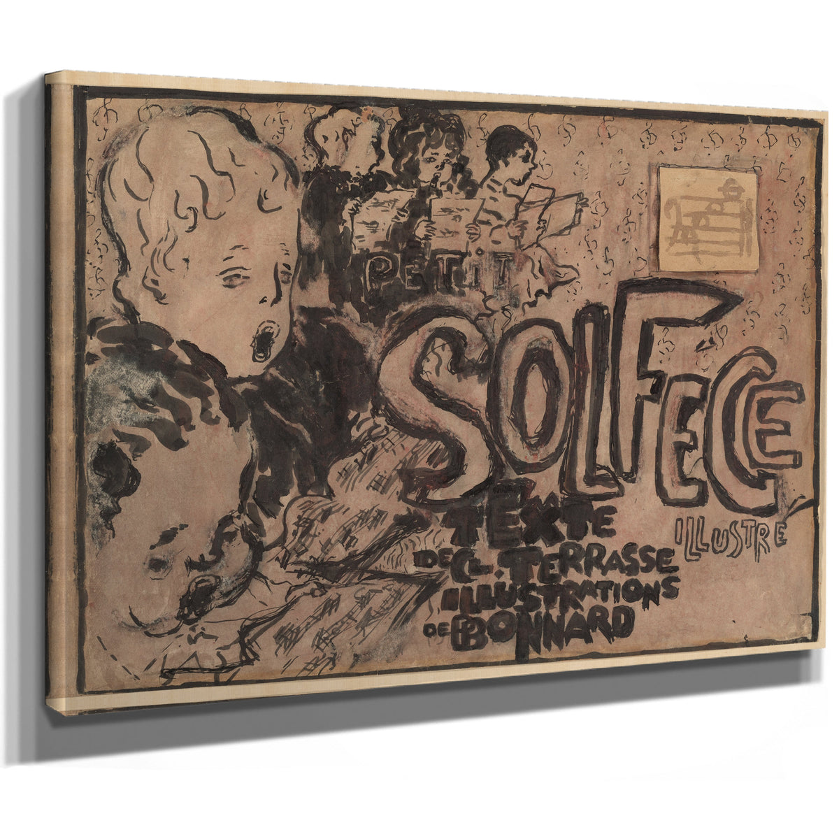 Final Study the Cover Petit Solfege By Pierre Bonnard