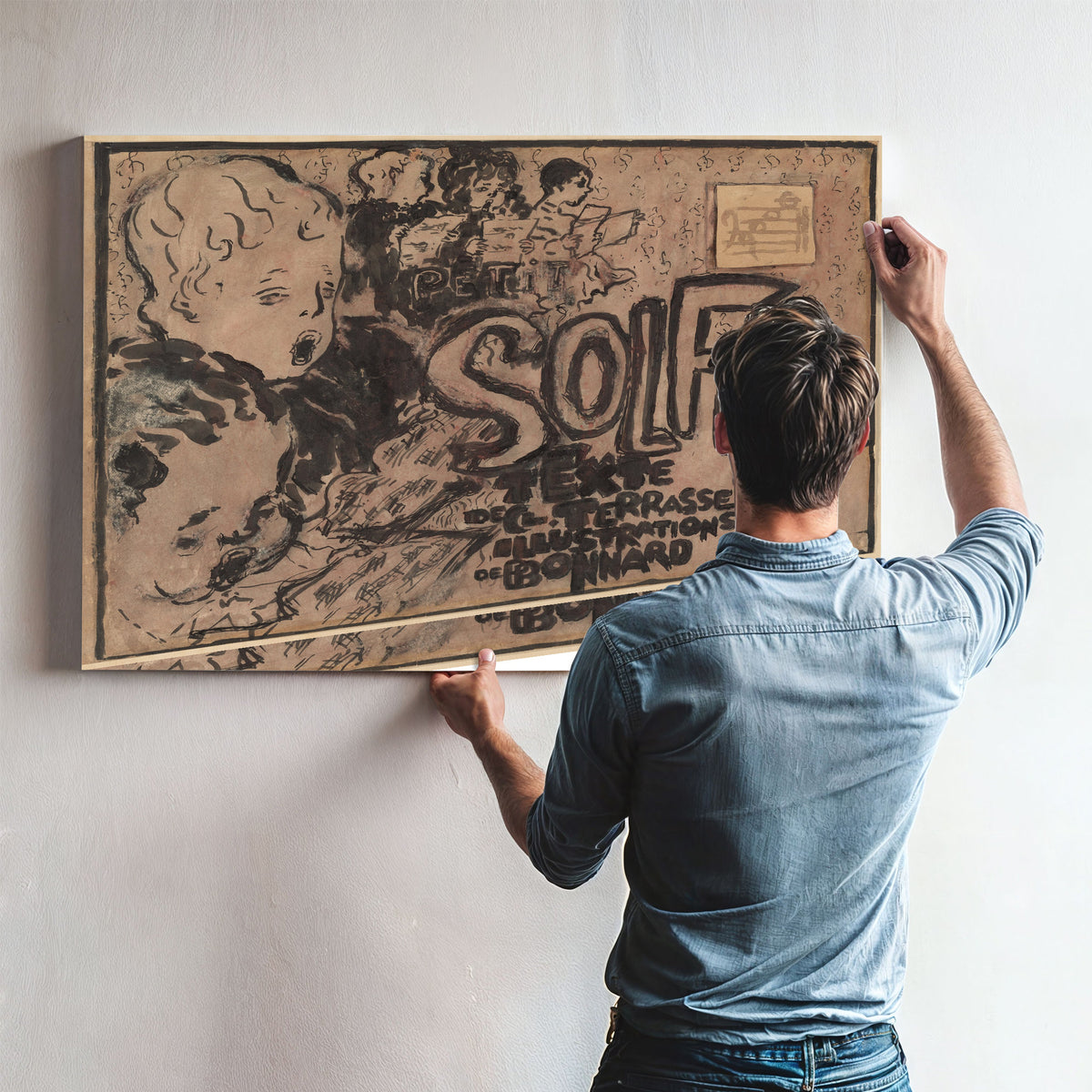 Final Study the Cover Petit Solfege By Pierre Bonnard