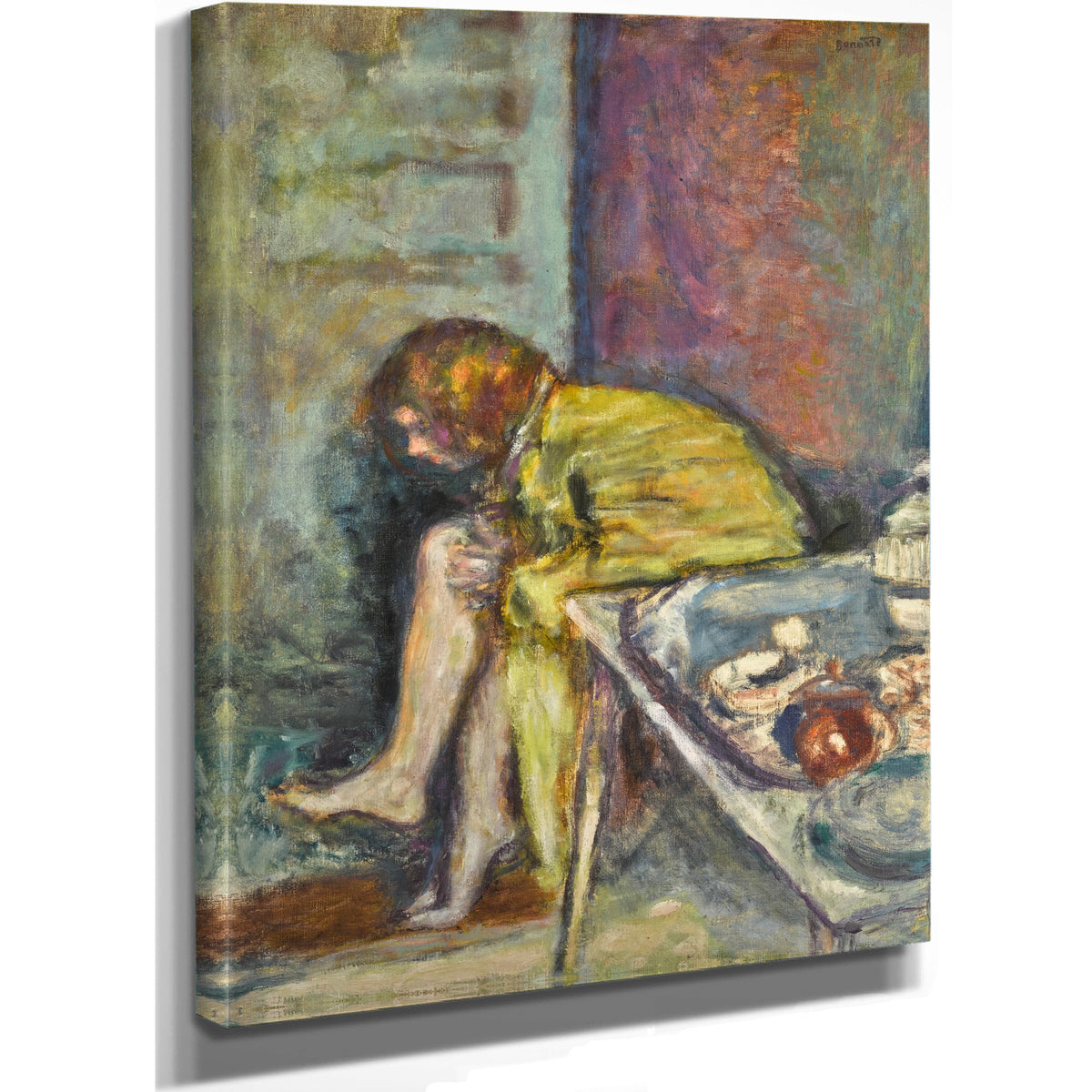 Jeune Femme Assise By Pierre Bonnard