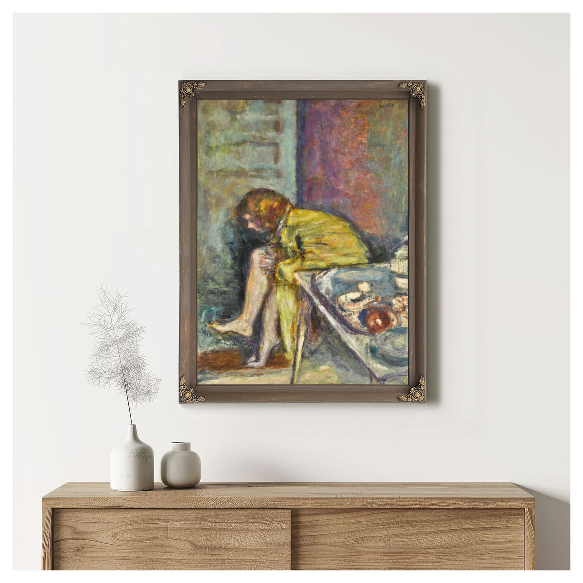 Jeune Femme Assise By Pierre Bonnard