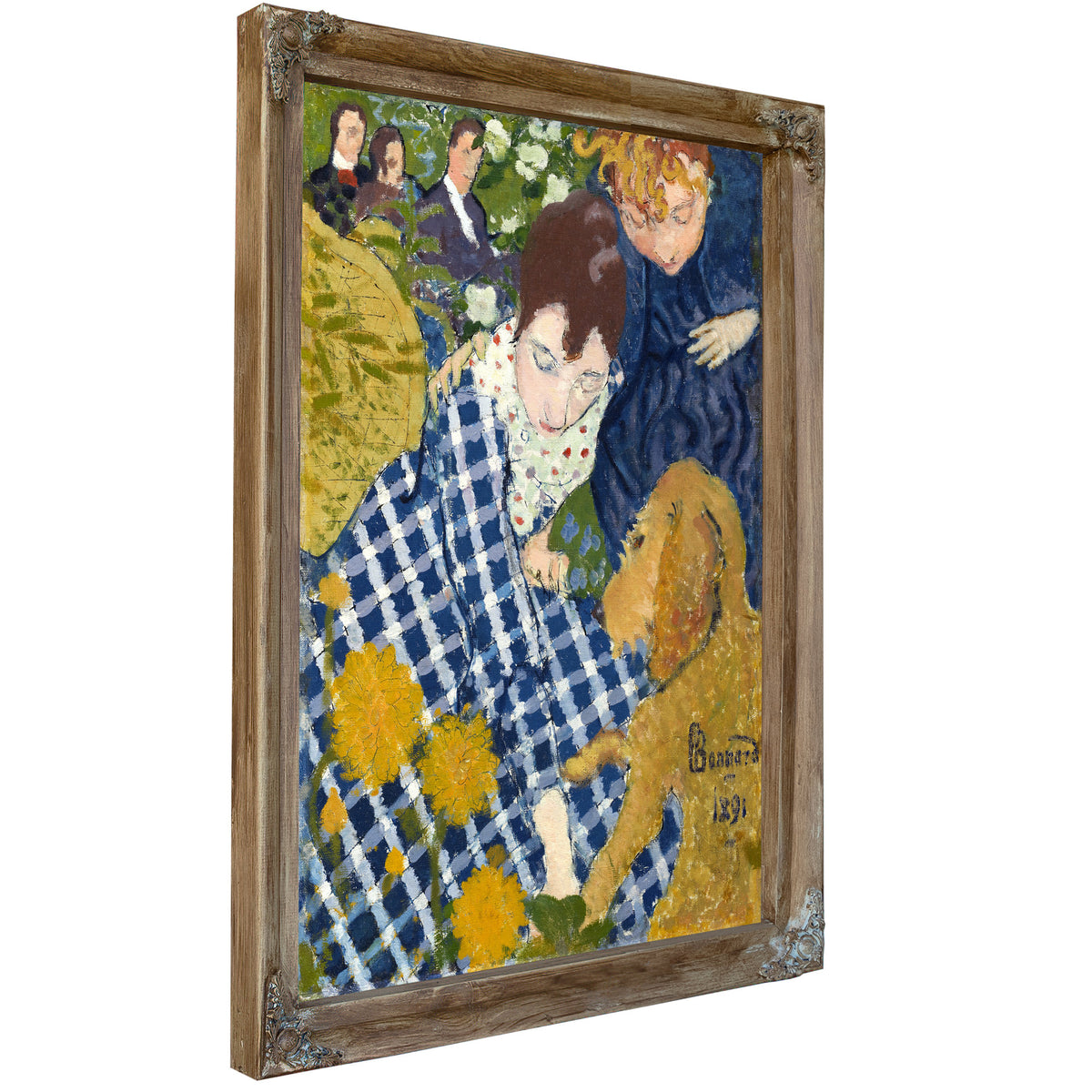 Julisteet Woman a Dog 02 By Pierre Bonnard