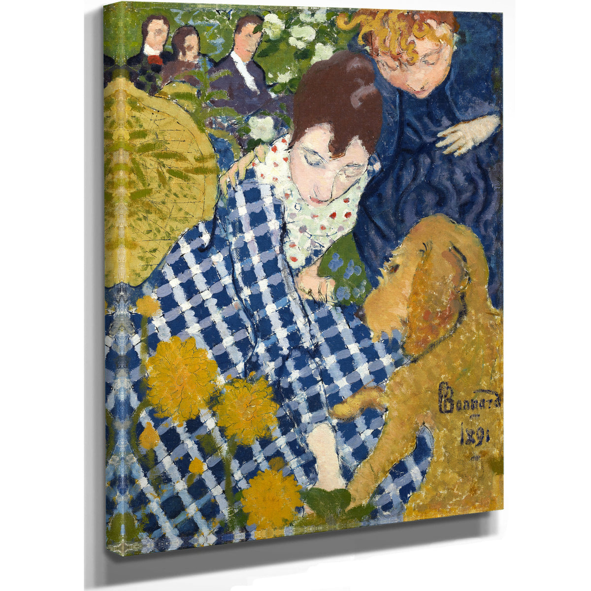 Julisteet Woman a Dog 02 By Pierre Bonnard