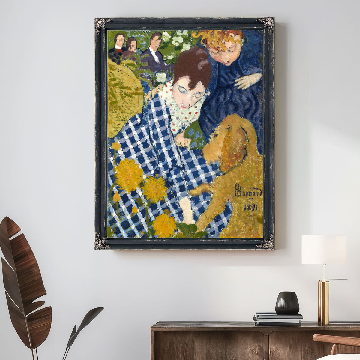 Julisteet Woman a Dog 02 By Pierre Bonnard