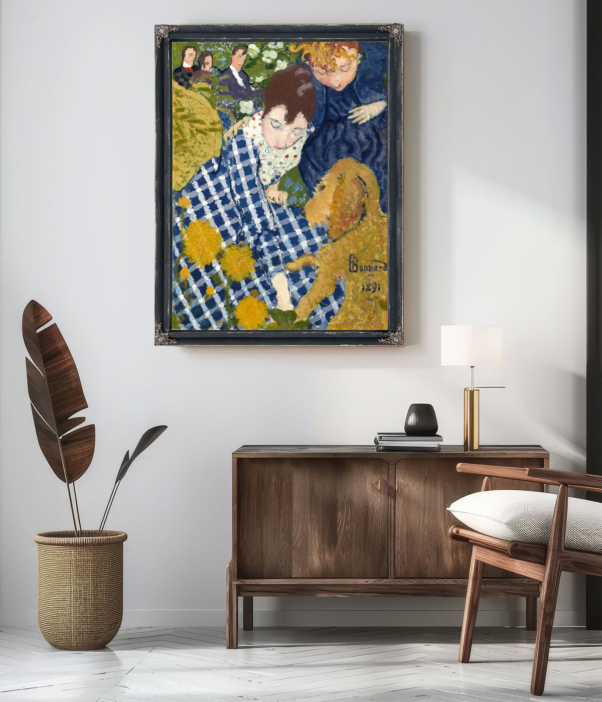 Julisteet Woman a Dog 02 By Pierre Bonnard