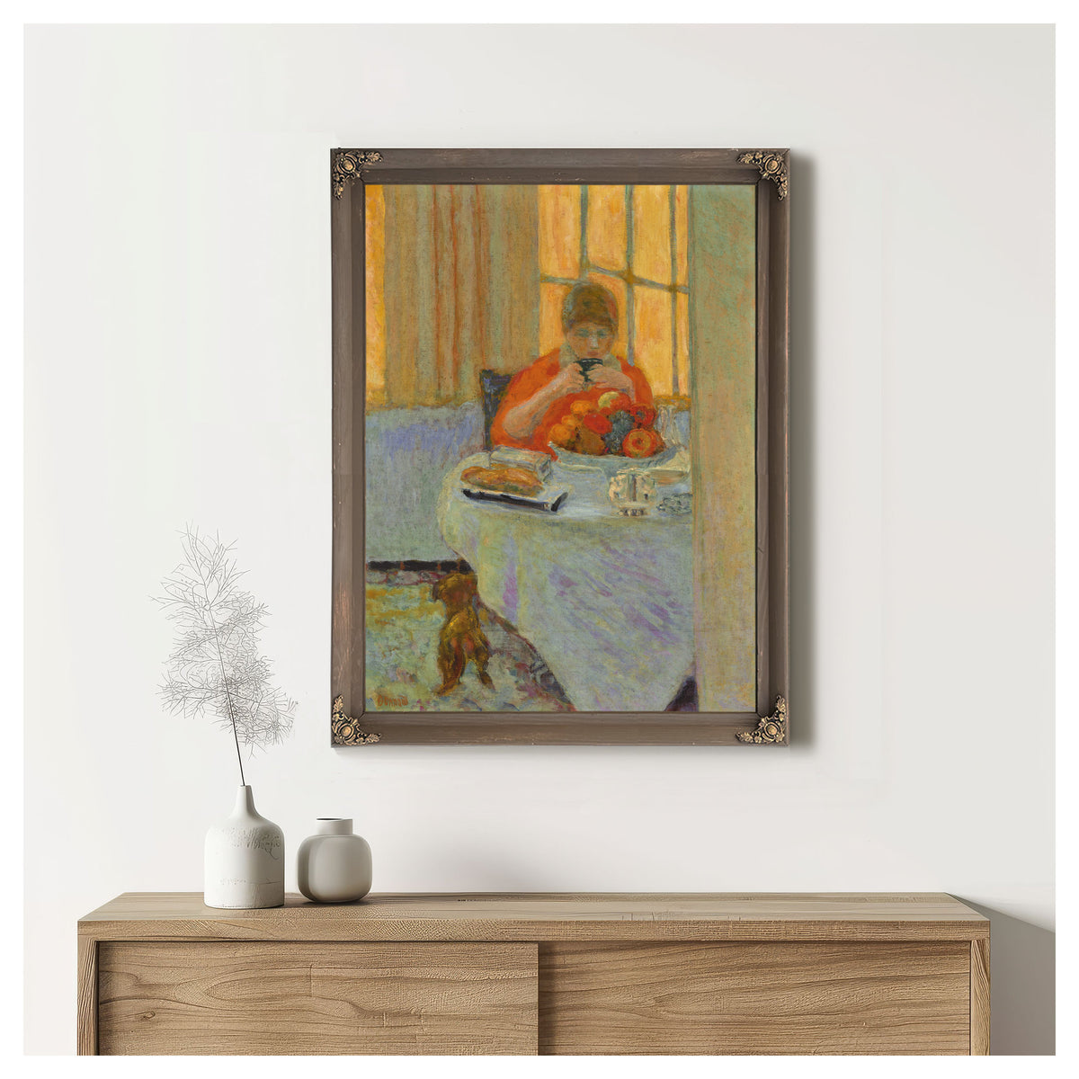 Le Petit Deujeuner 1917 By Pierre Bonnard