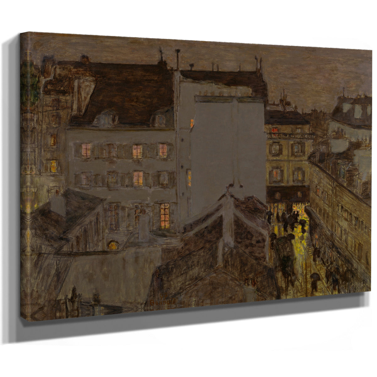 Montmartre the Rain 1897 By Pierre Bonnard