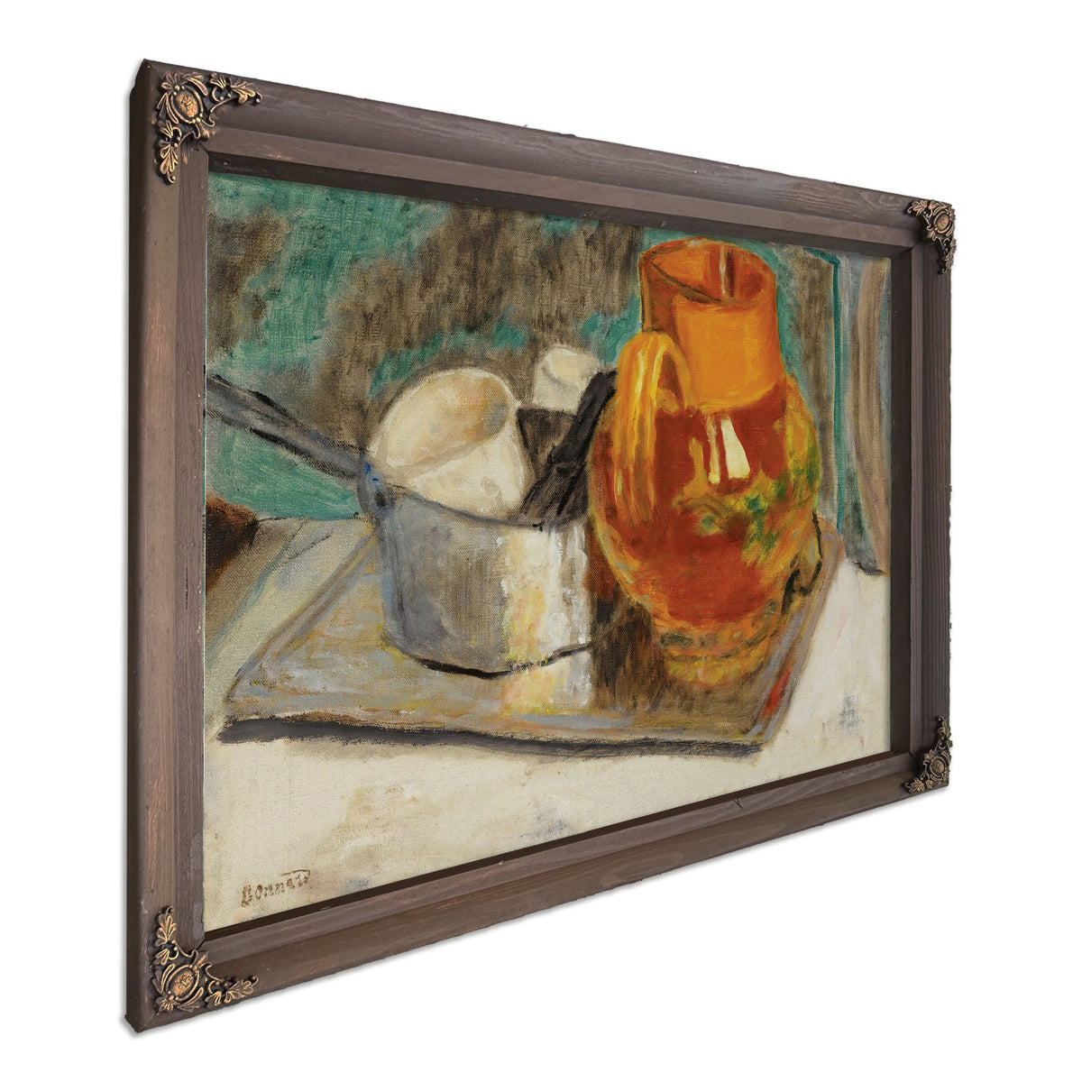 Nature Morte la Cruche Orange Circa By Pierre Bonnard