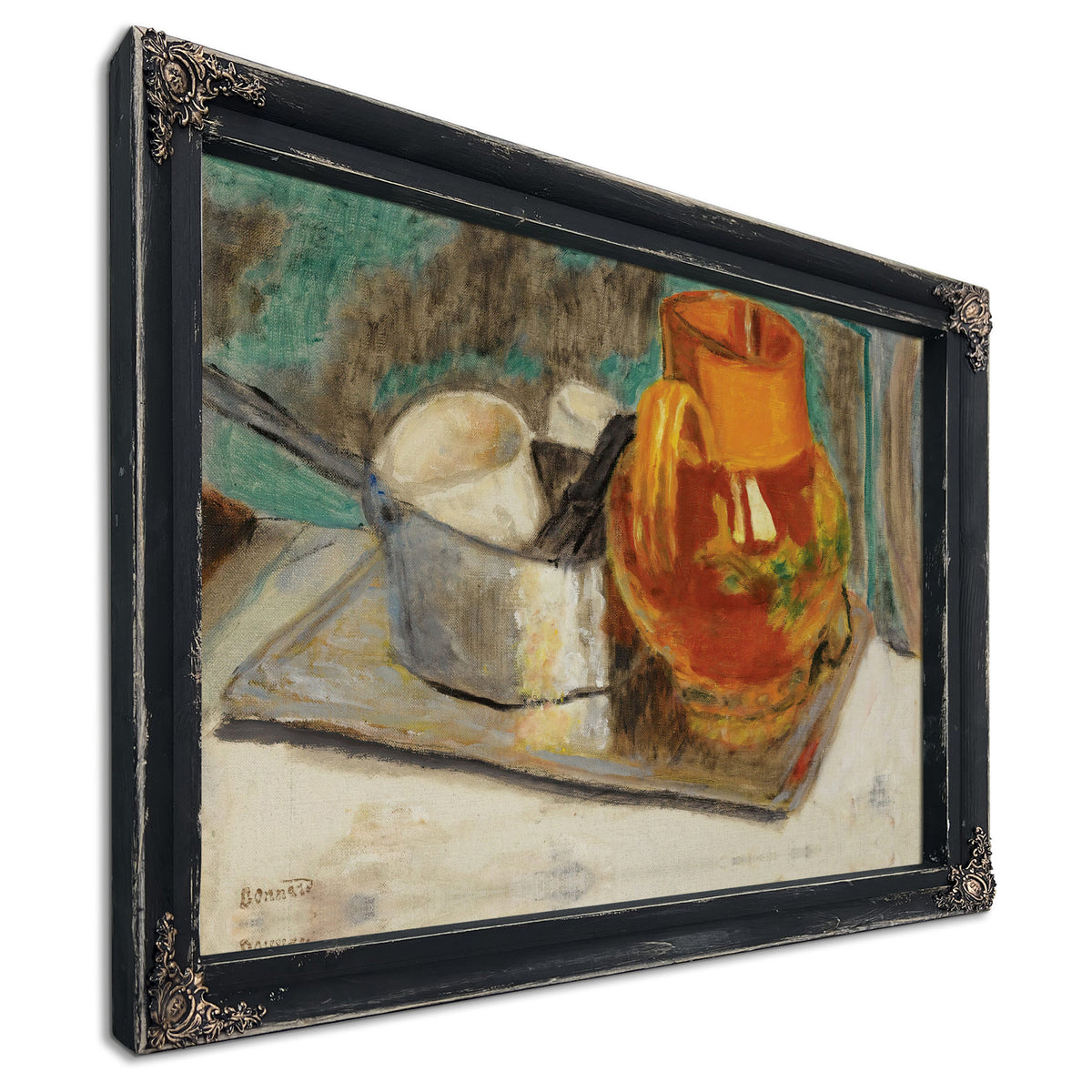 Nature Morte la Cruche Orange Circa By Pierre Bonnard