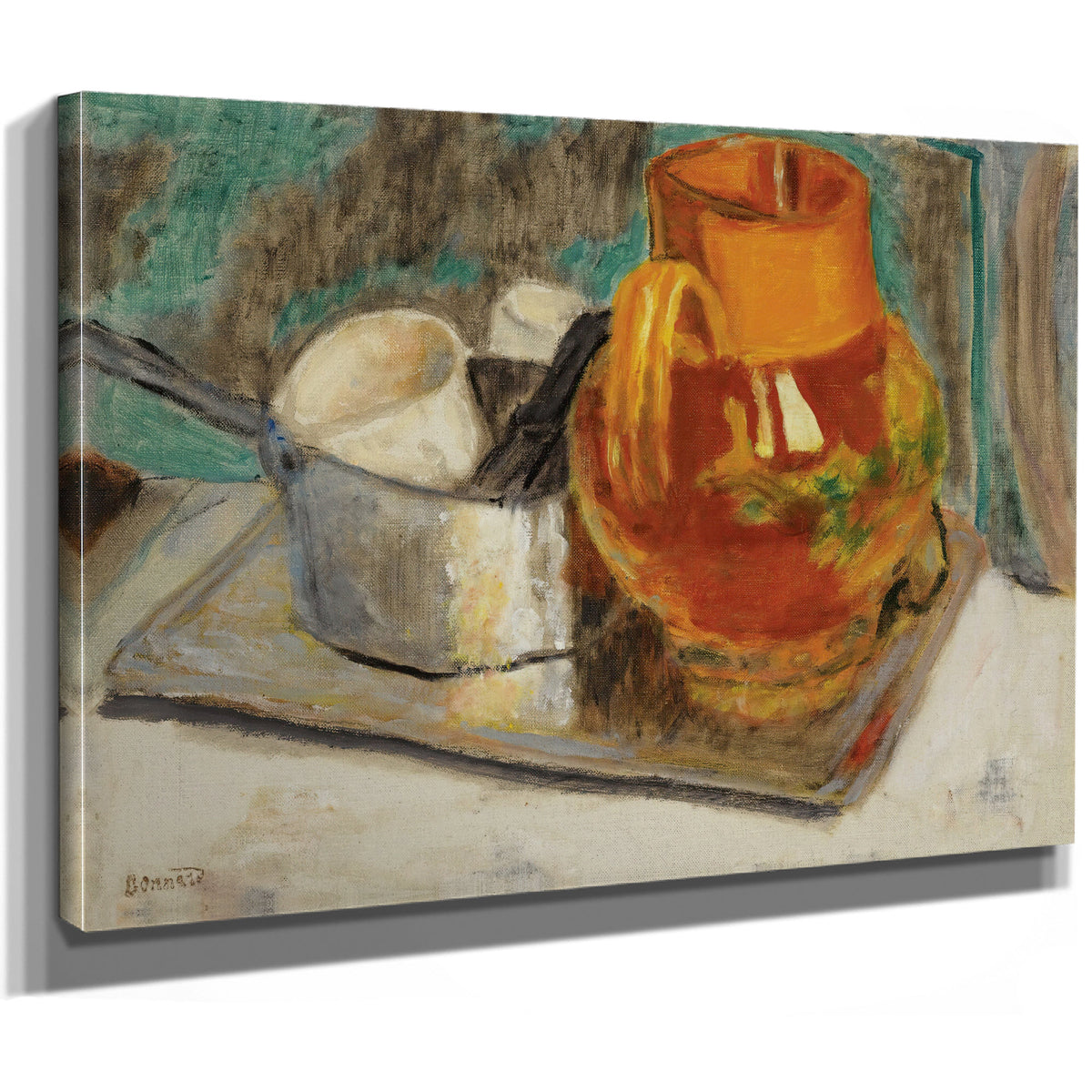 Nature Morte la Cruche Orange Circa By Pierre Bonnard