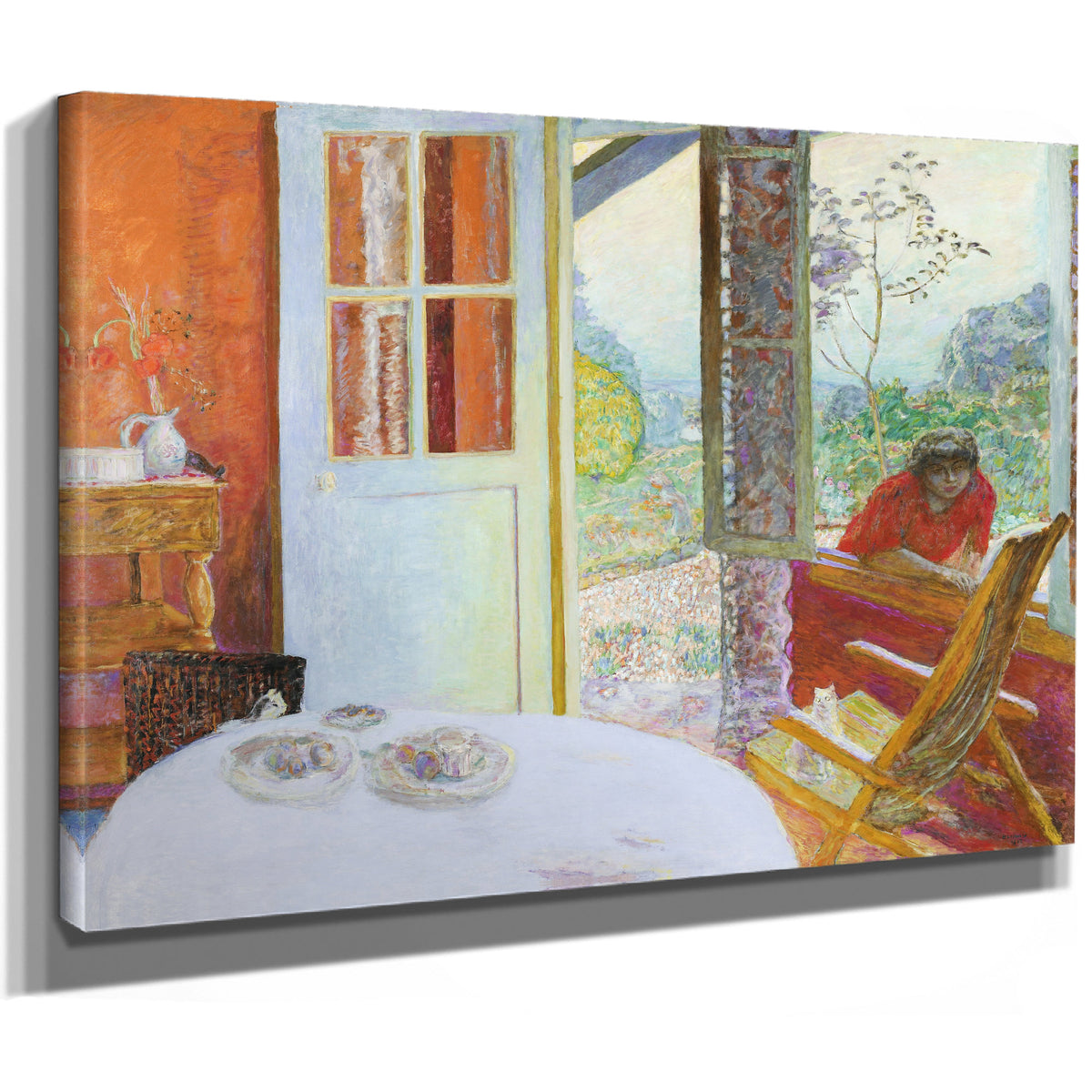 The Dining Room the Country 02 By Pierre Bonnard