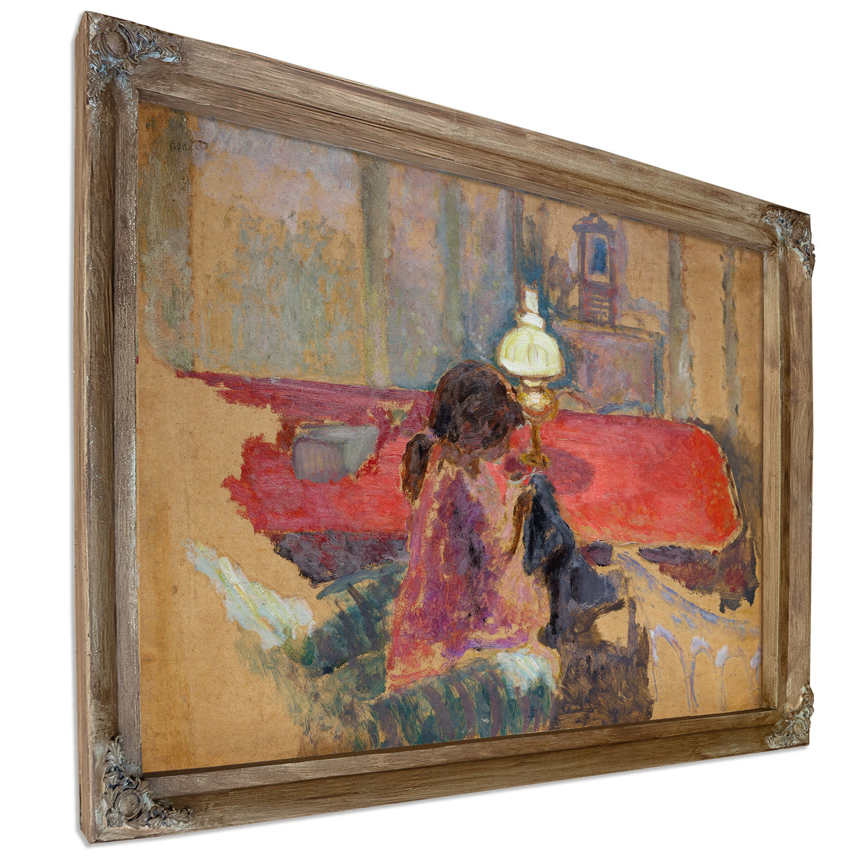 Woman a Lamp 1909 By Pierre Bonnard