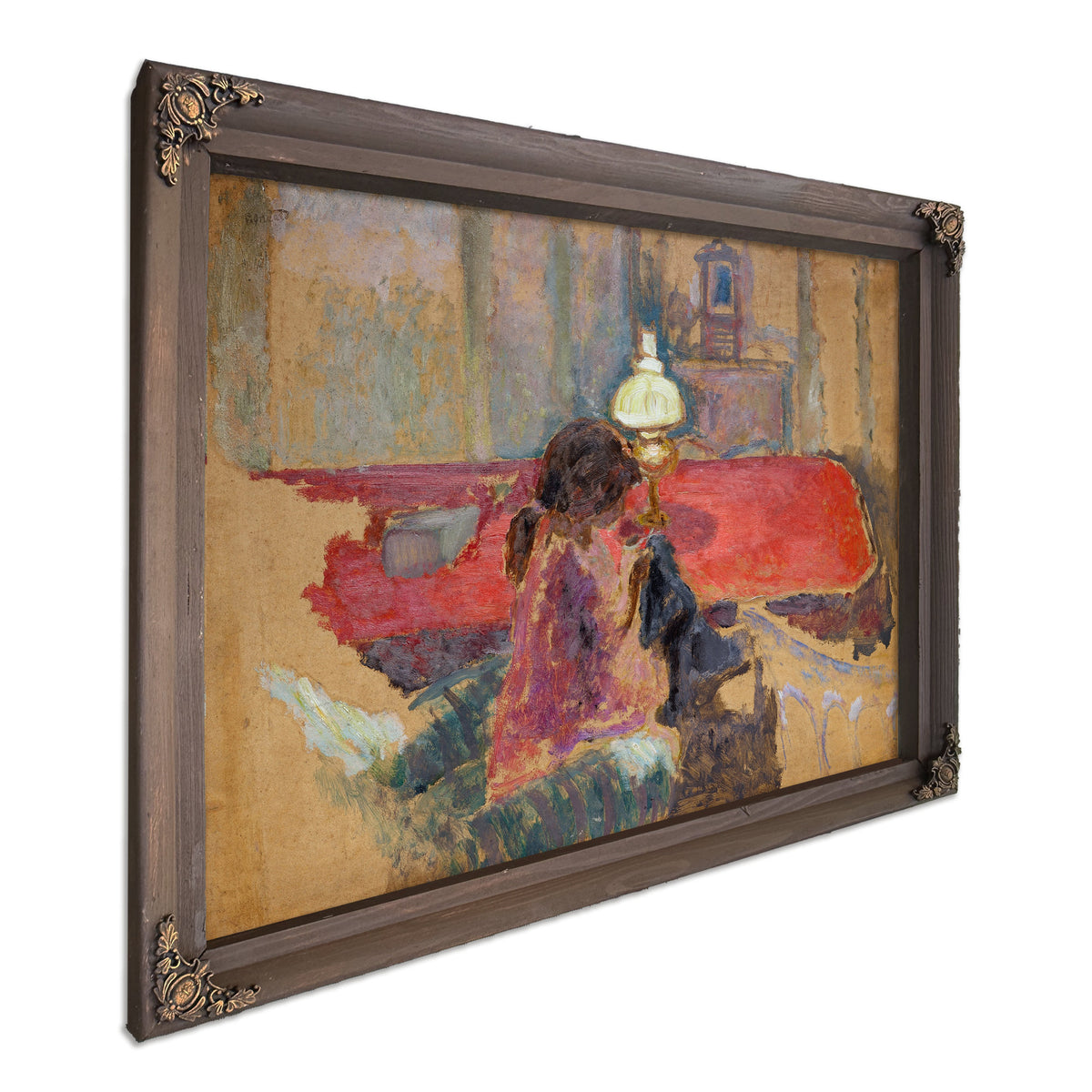 Woman a Lamp 1909 By Pierre Bonnard