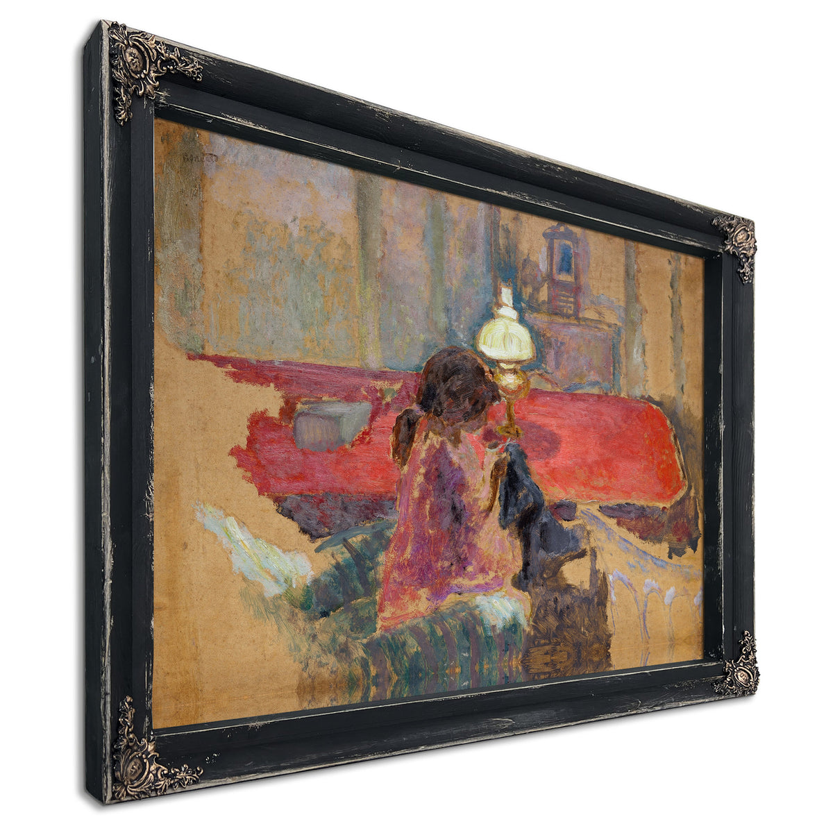 Woman a Lamp 1909 By Pierre Bonnard