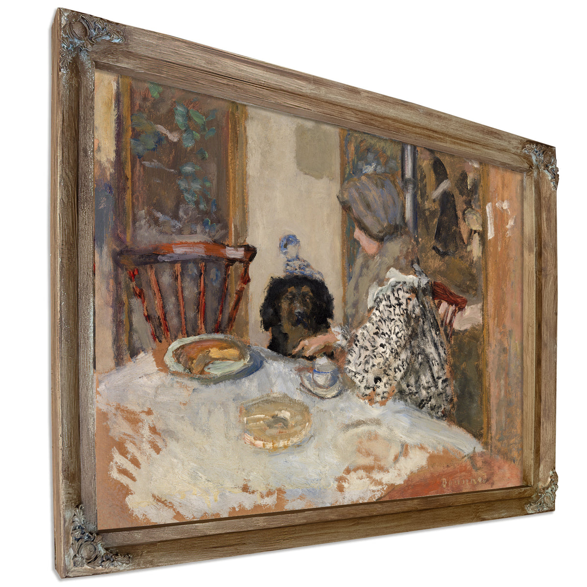Woman Dog Table 02 By Pierre Bonnard