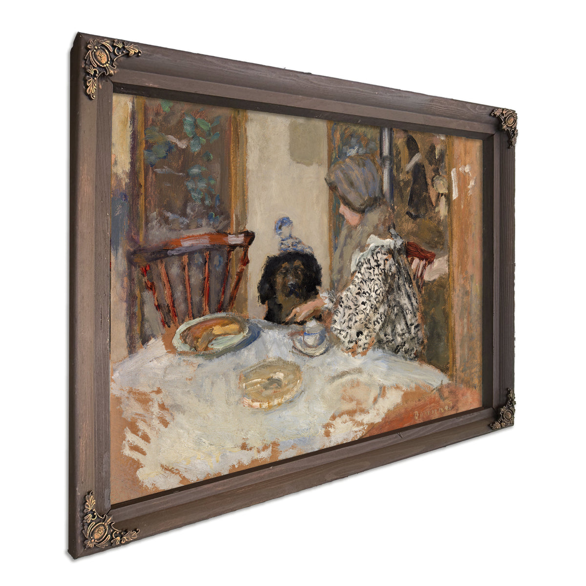 Woman Dog Table 02 By Pierre Bonnard