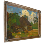 Farm Building Well Daylight Circa 1907 By Piet Mondrian