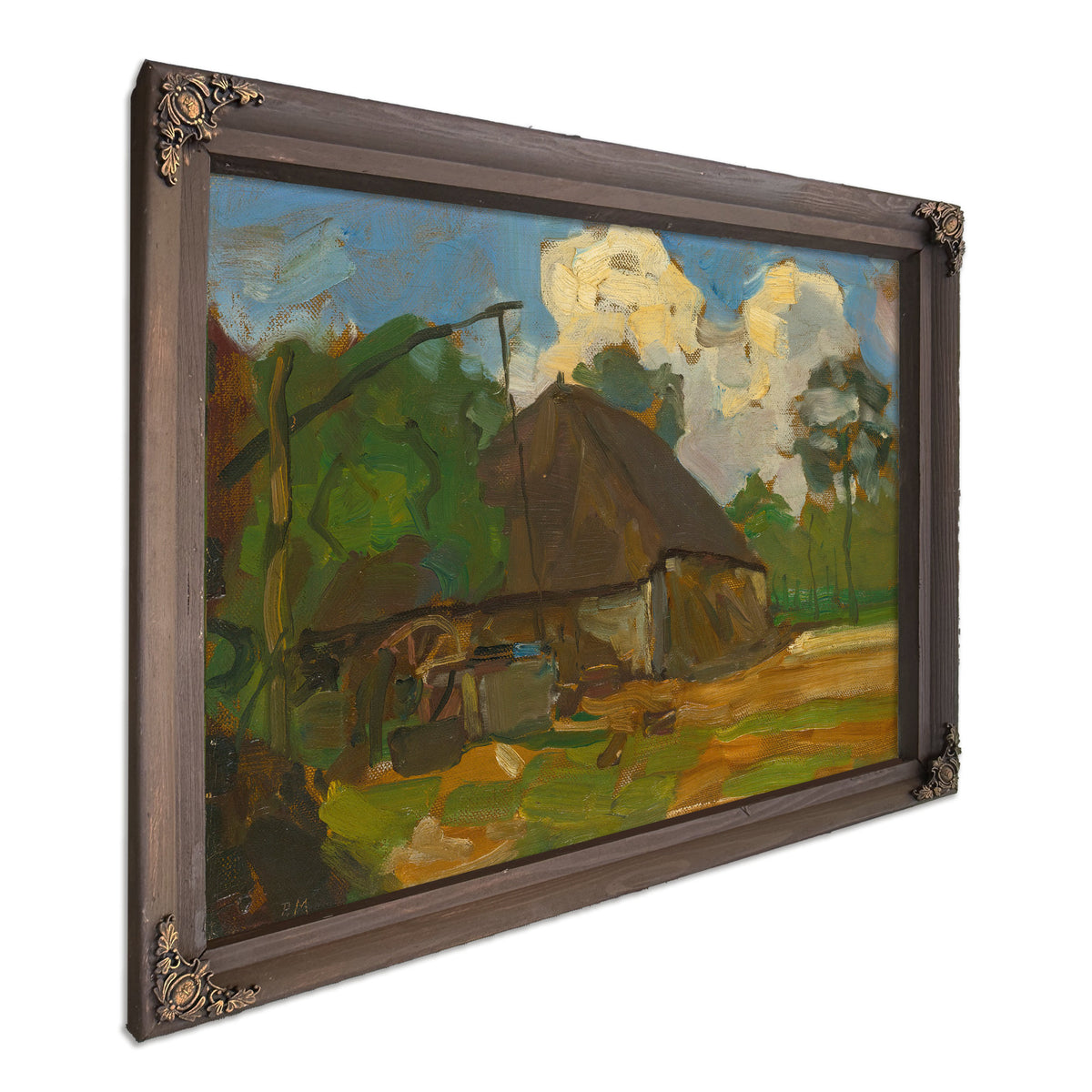 Farm Building Well Daylight Circa 1907 By Piet Mondrian