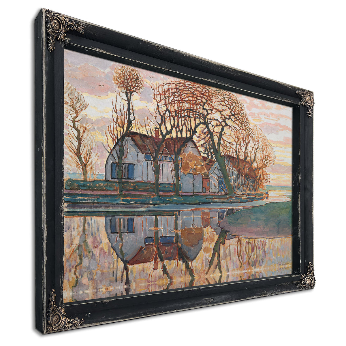 Farm Near Duivendrecht C 1916 By Piet Mondrian