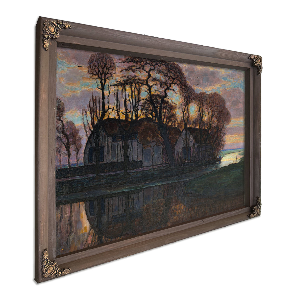 Farm Near Duivendrecht the Evening By Piet Mondrian