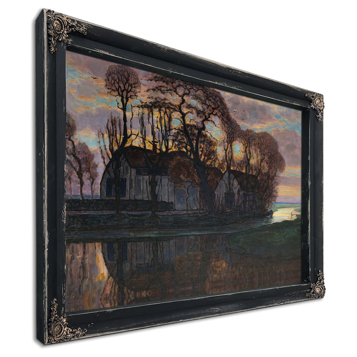 Farm Near Duivendrecht the Evening By Piet Mondrian