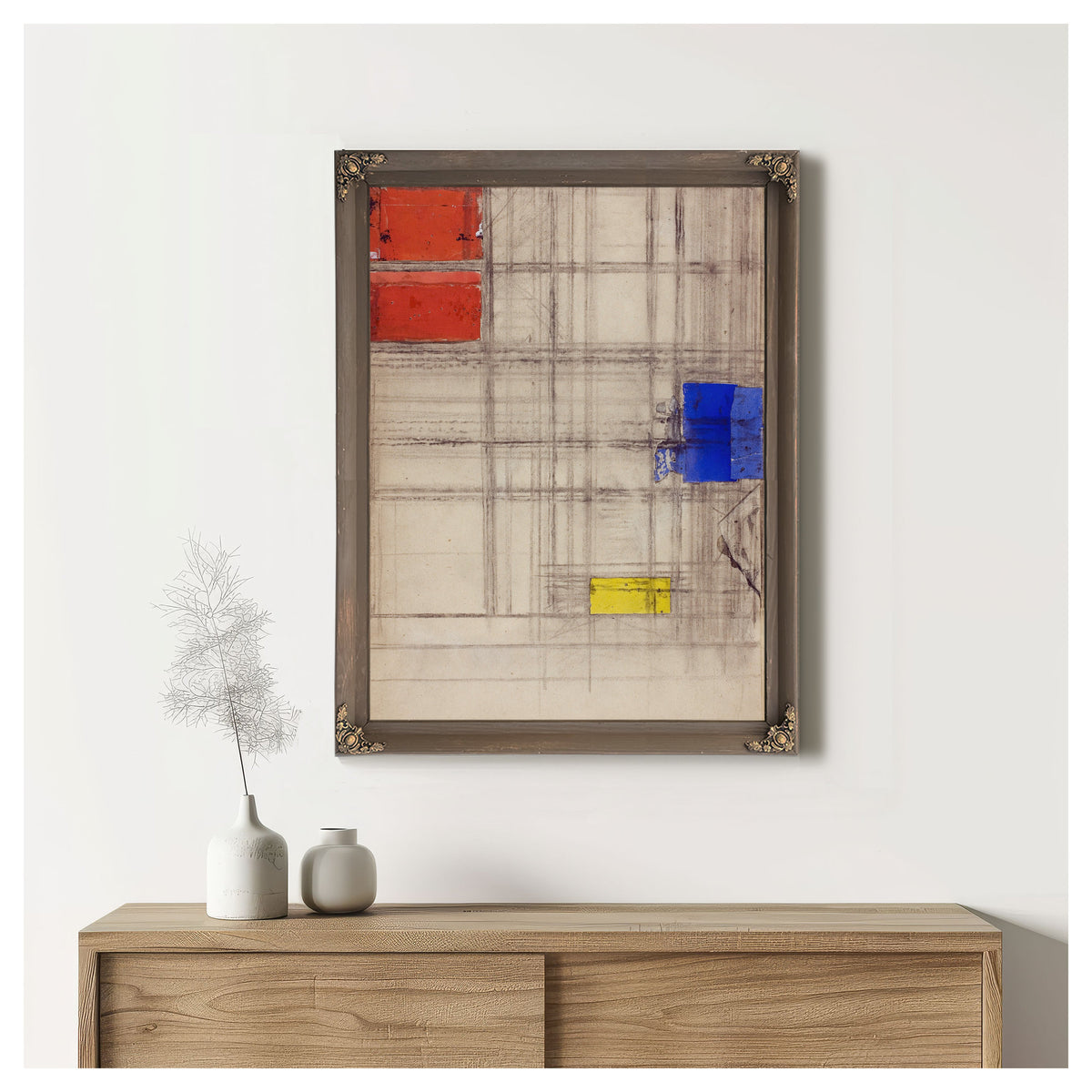 Study a Composition 19401941 By Piet Mondrian