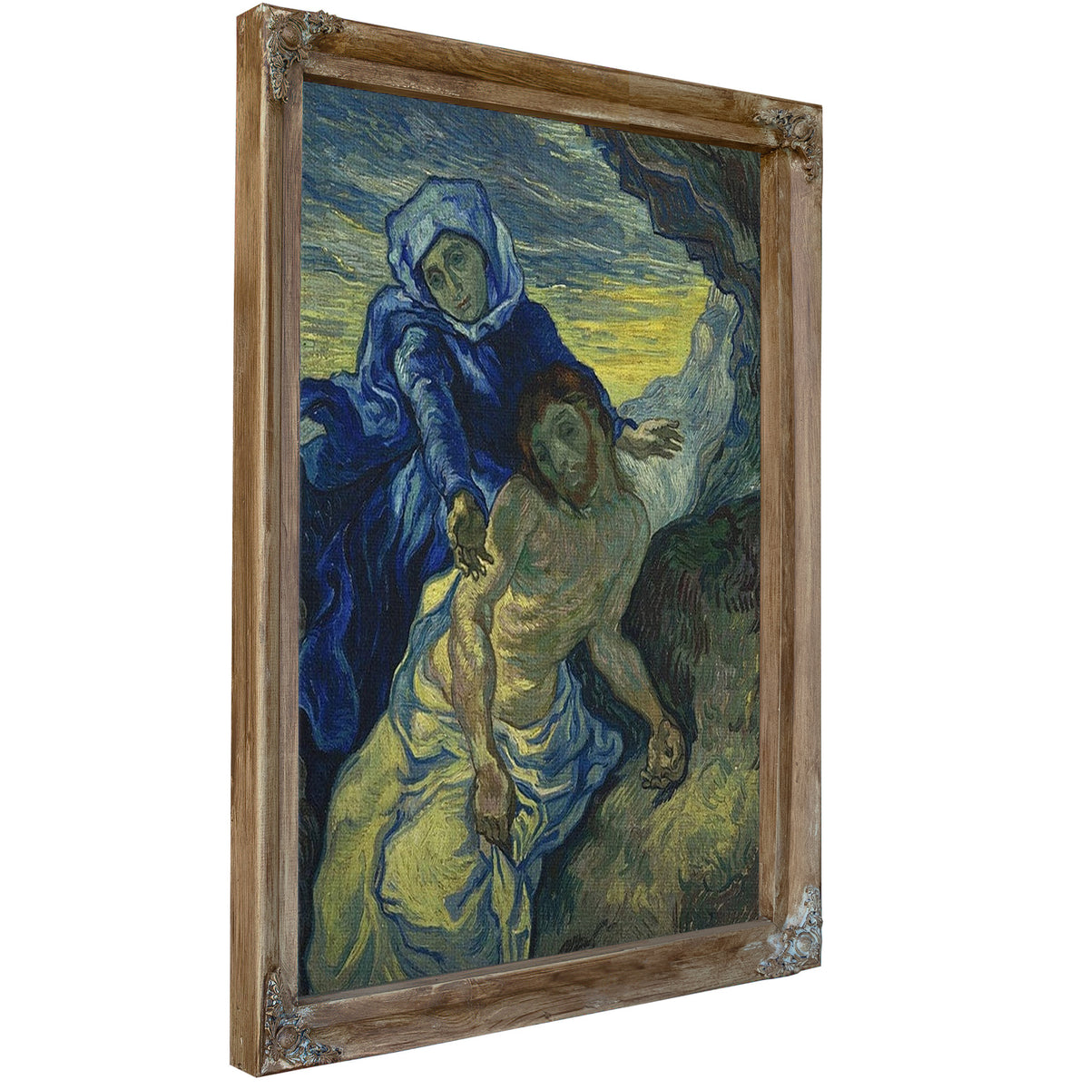Pieta (After Delacroix) Saint Remy (Piedad Saint Remy) By Vincent Van Gogh