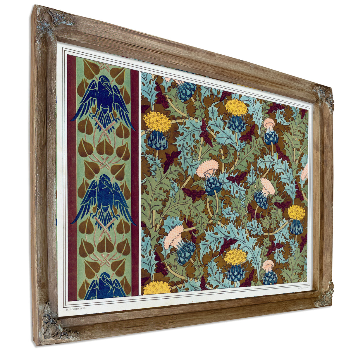 Corbeaux Bordure Au Pochoir Cigales et By Pillard Verneuil