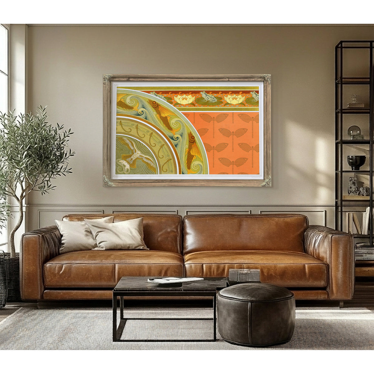 Grenouilles et Nenuphars Bordure By Pillard Verneuil