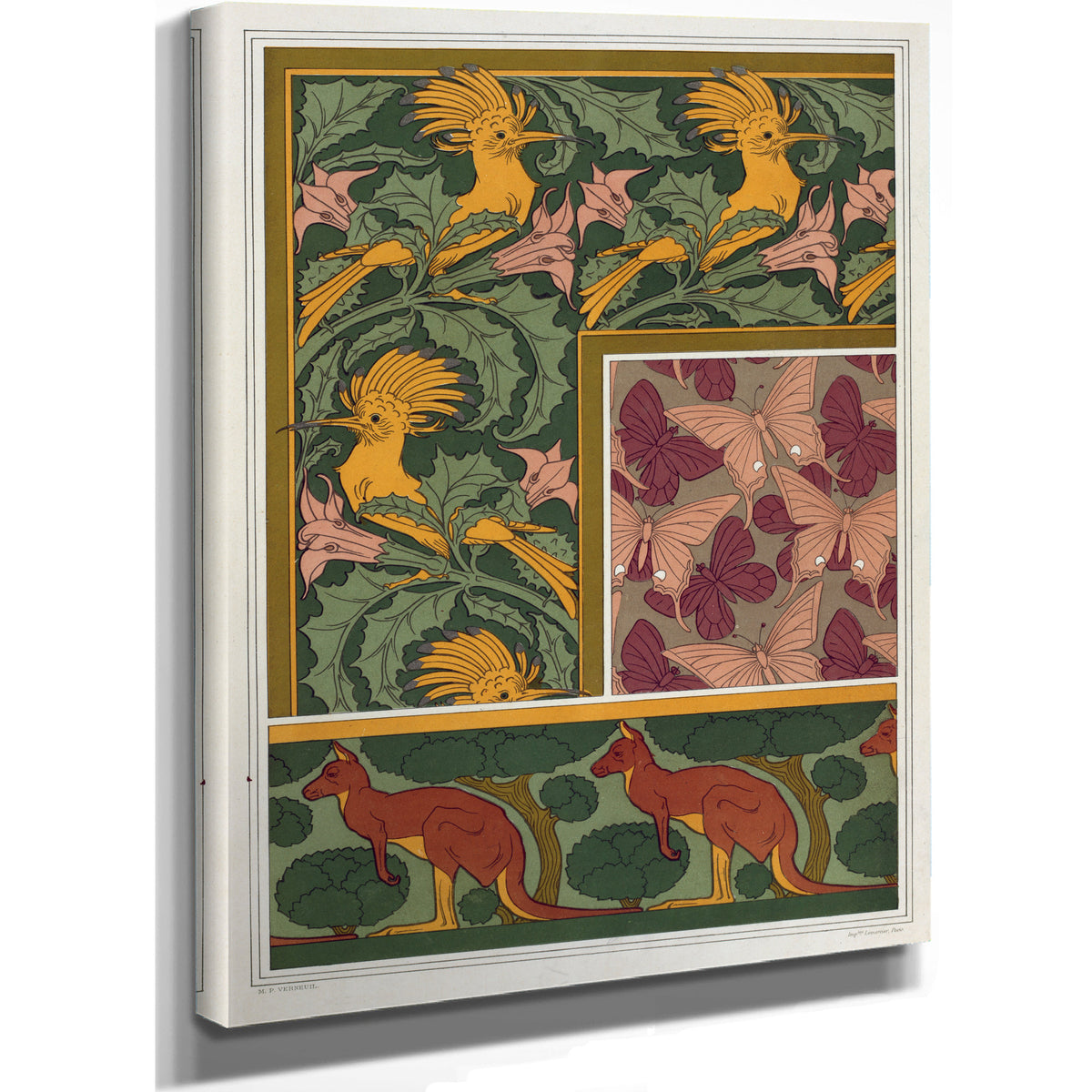 Huppes et Stramoine Bordure Papillons By Pillard Verneuil