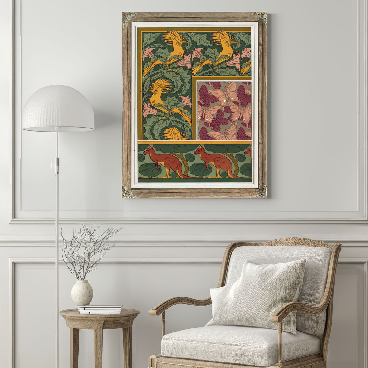 Huppes et Stramoine Bordure Papillons By Pillard Verneuil