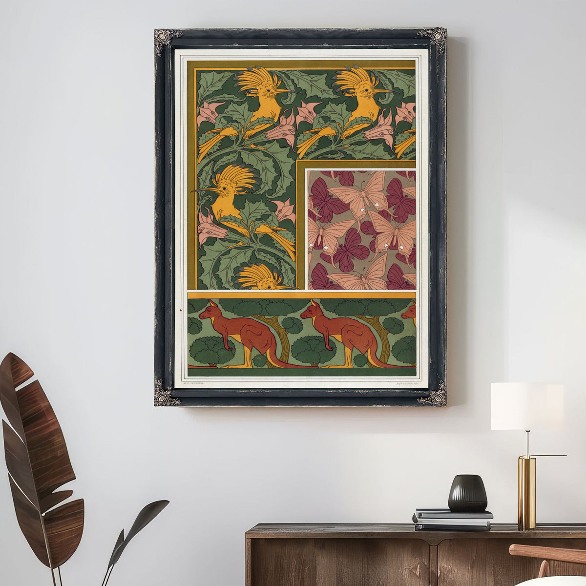 Huppes et Stramoine Bordure Papillons By Pillard Verneuil