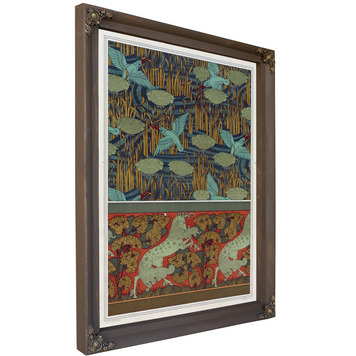 Martins Pecheurs et Butome En Ombelle By Pillard Verneuil