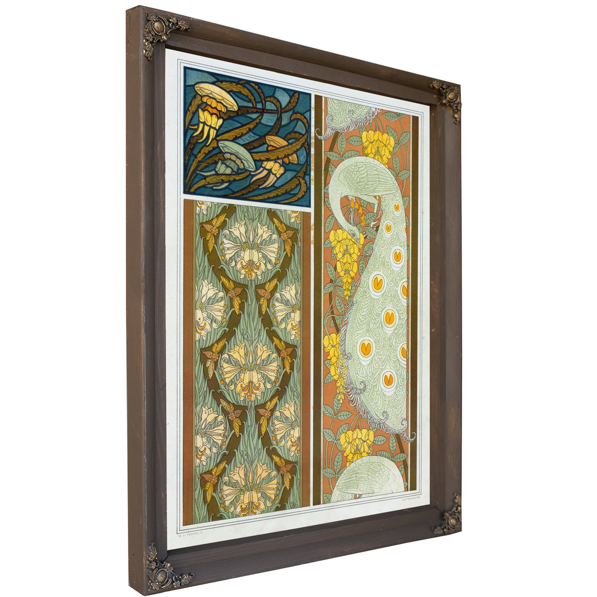 Meduses et Algues Vitrail Cigales et By Pillard Verneuil