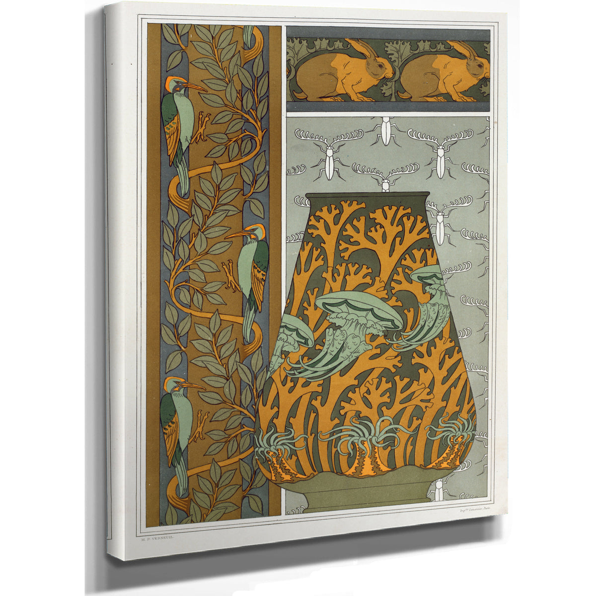 Piverts et Arbre Bordure Verticale By Pillard Verneuil