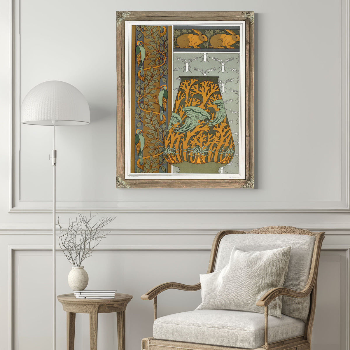 Piverts et Arbre Bordure Verticale By Pillard Verneuil