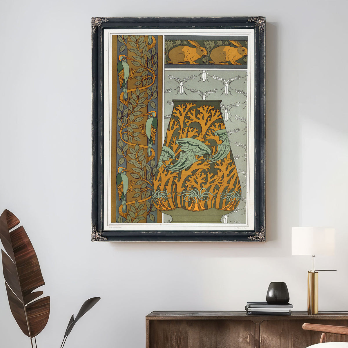 Piverts et Arbre Bordure Verticale By Pillard Verneuil
