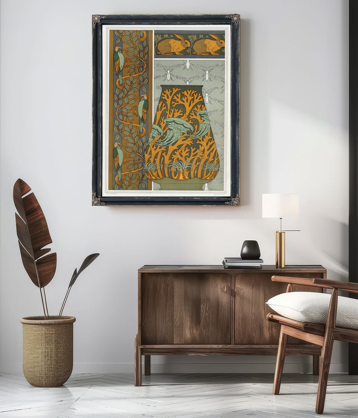Piverts et Arbre Bordure Verticale By Pillard Verneuil