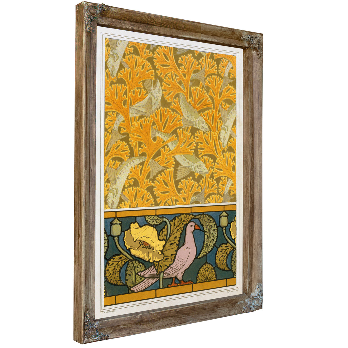 Poisson et Algues Papier Peint Pigeon By Pillard Verneuil