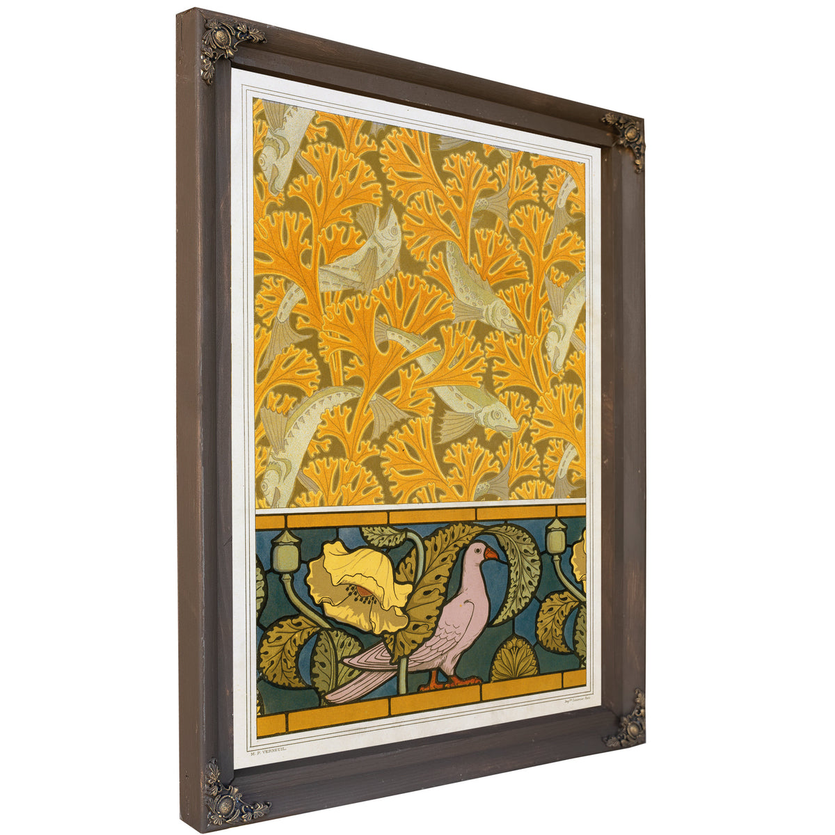 Poisson et Algues Papier Peint Pigeon By Pillard Verneuil