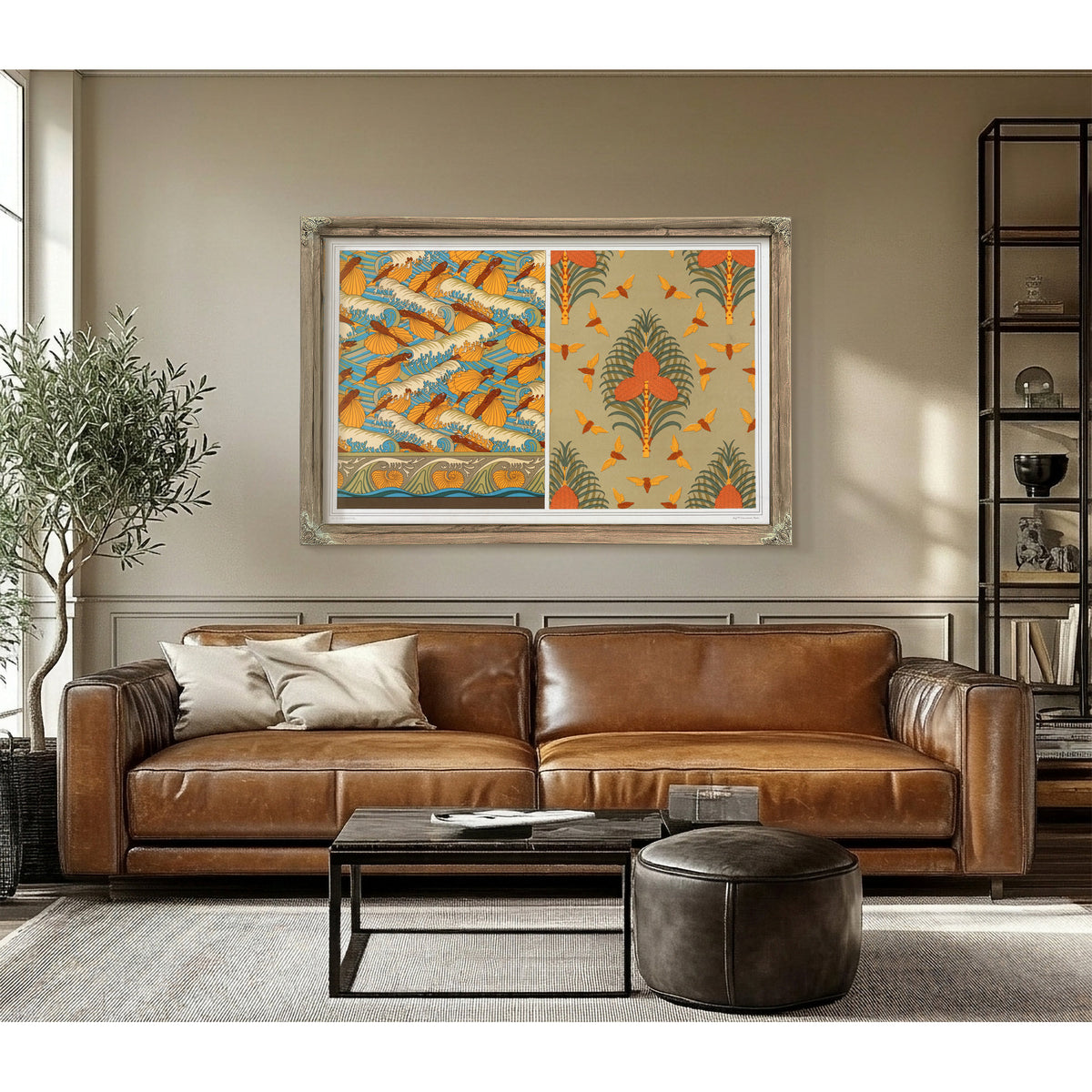 Poissons Volants et Vagues Papier By Pillard Verneuil