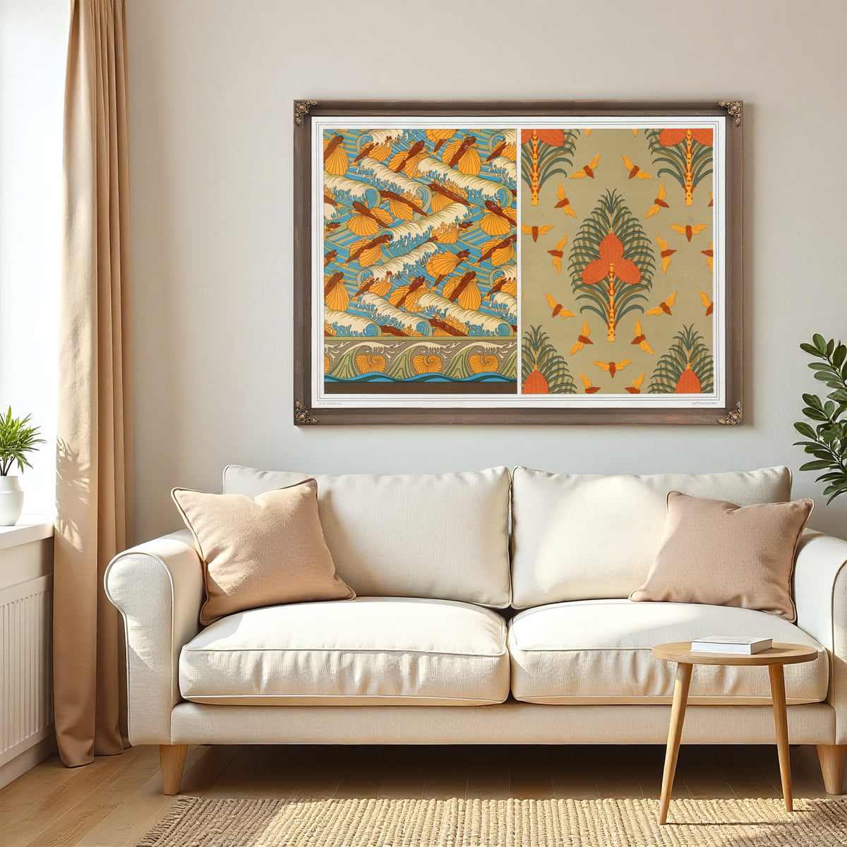 Poissons Volants et Vagues Papier By Pillard Verneuil